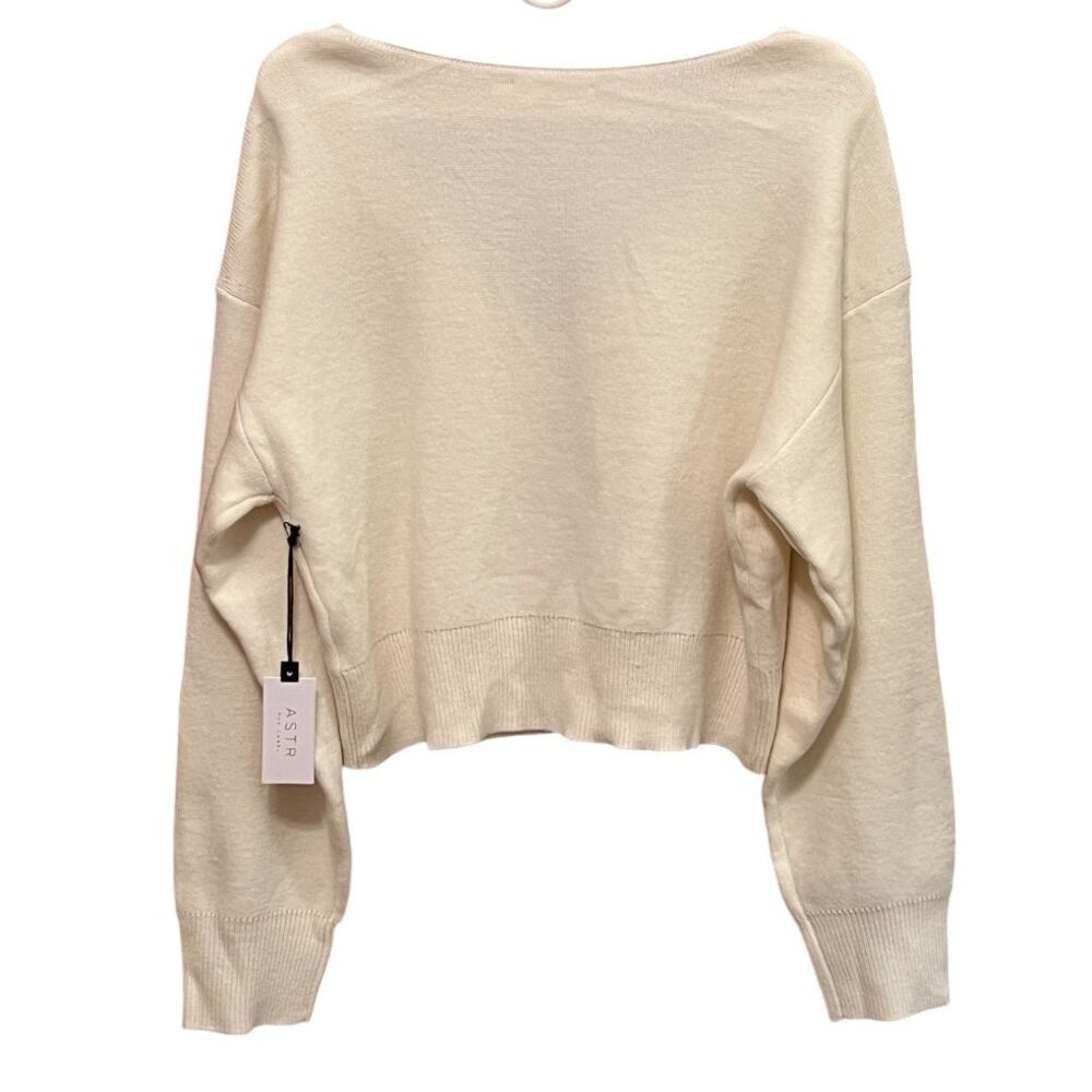 ASTR the Label Ivory Cardigan Sweater Size XL NWT - Picture 3 of 7